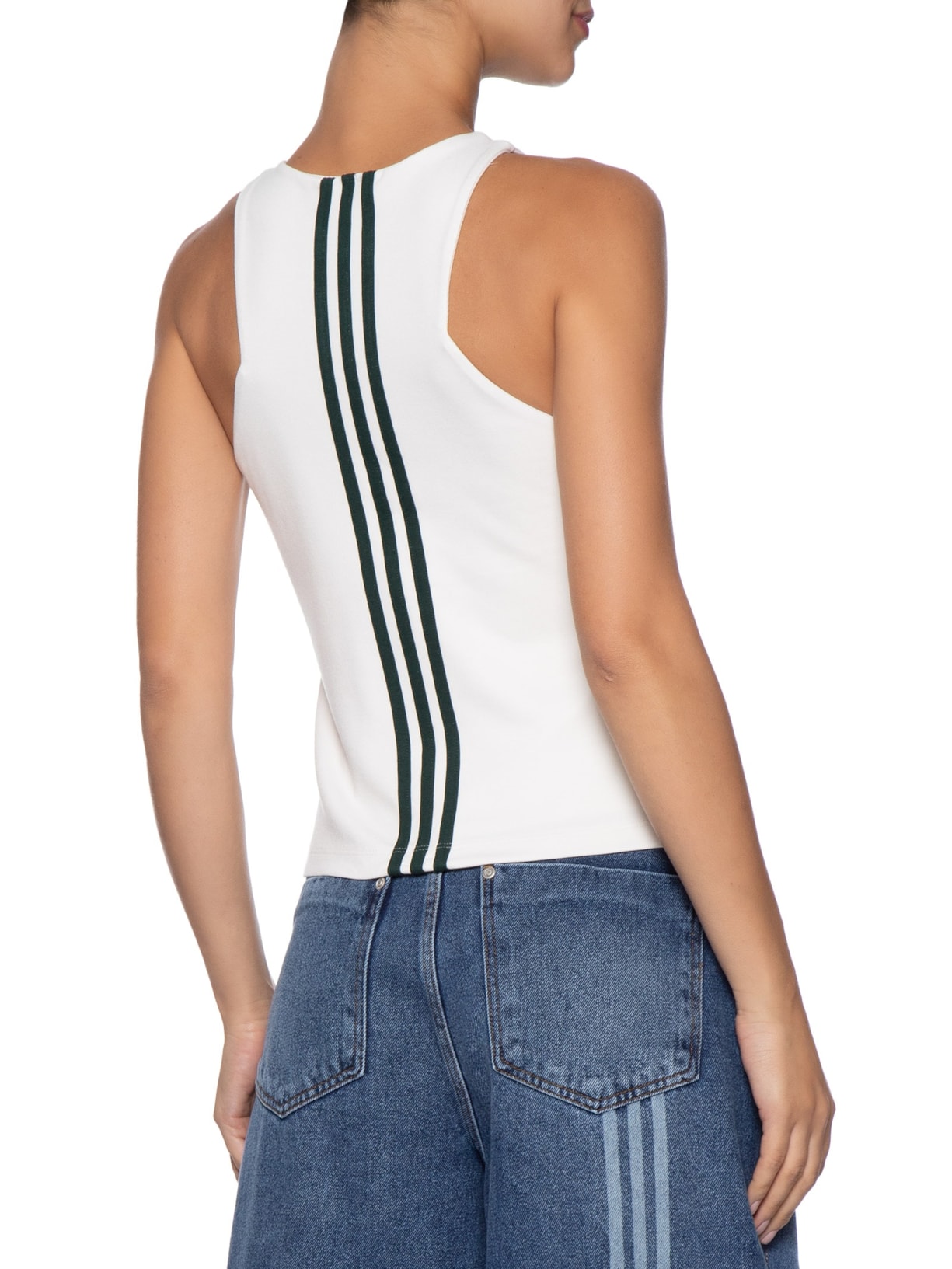 Regata Feminina Branco Forum + Adidas