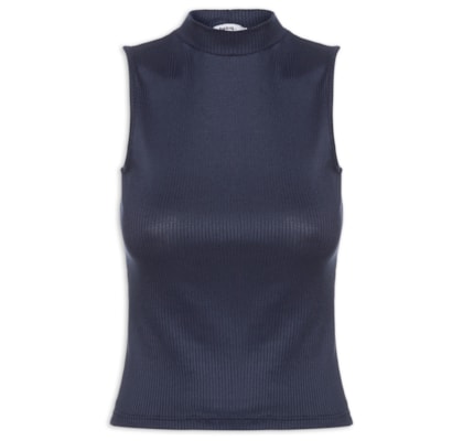 Regata Feminina Canelada - Azul