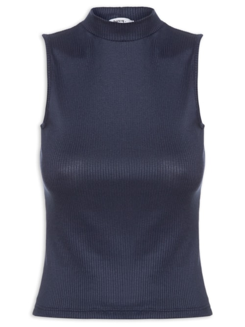Regata Feminina Canelada - Azul