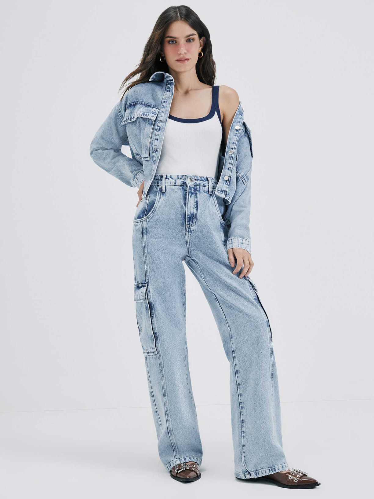 Regata Feminina Canelada - Branco