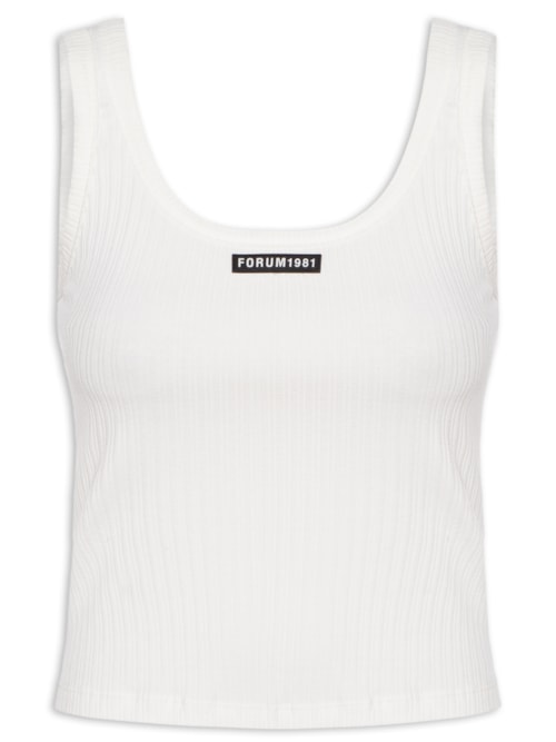 Regata Feminina Canelada - Branco