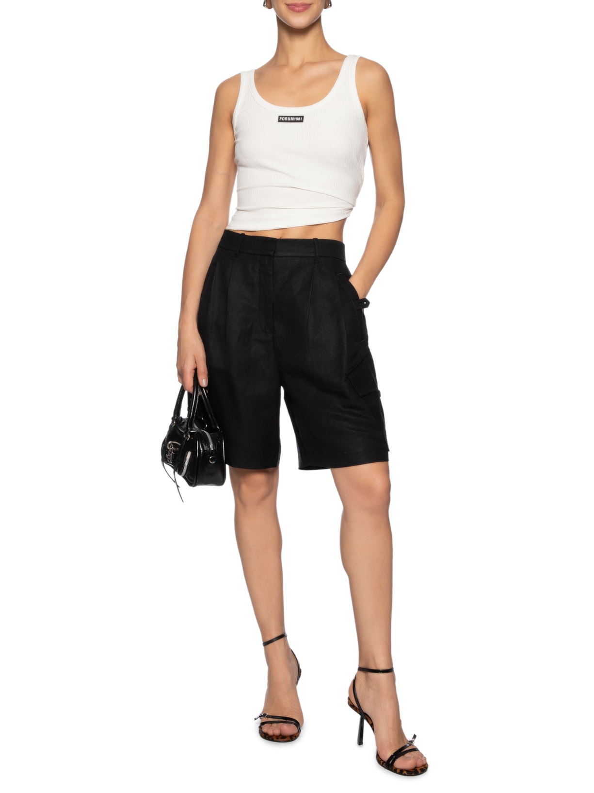 Regata Feminina Canelada Branco Forum