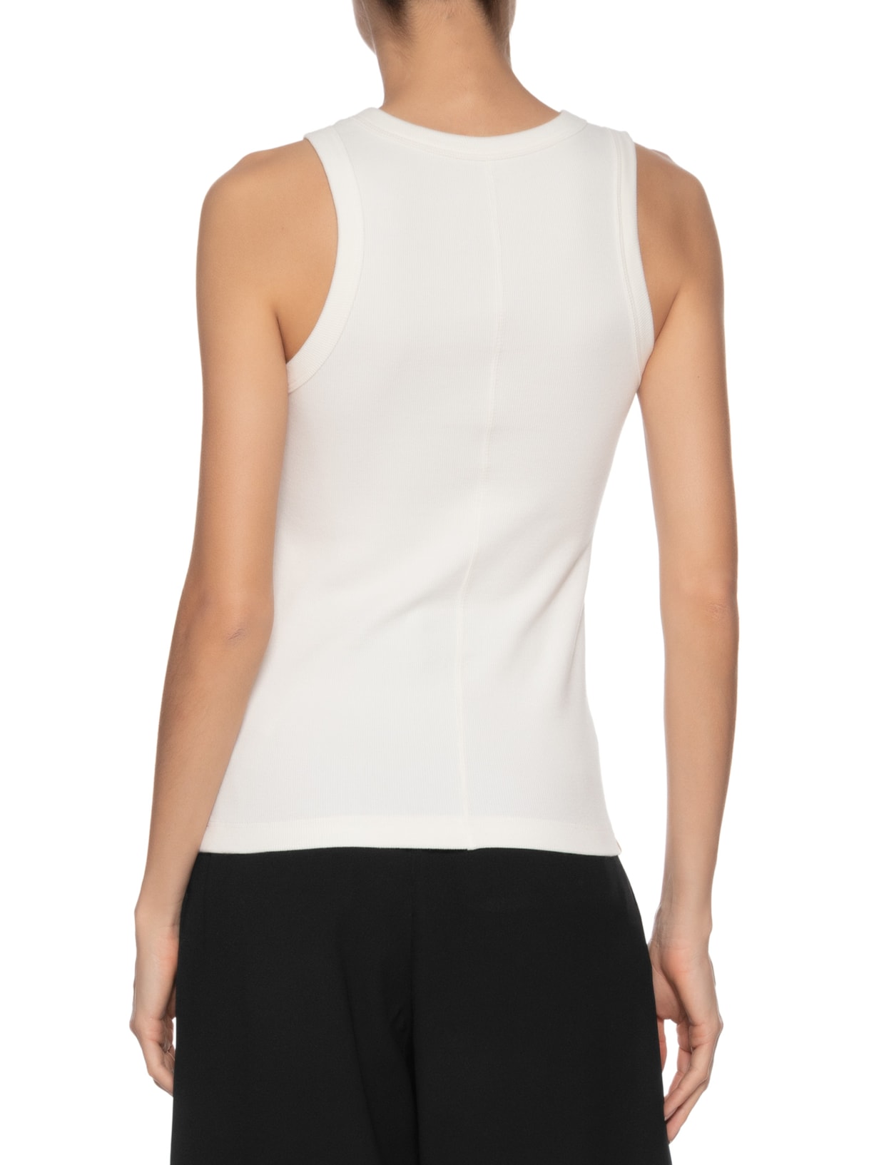 Regata Feminina Canelada Branco Camys