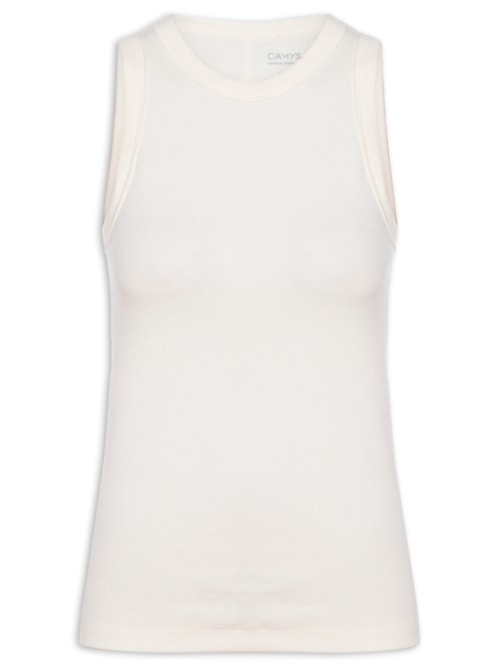 Regata Feminina Canelada - Branco