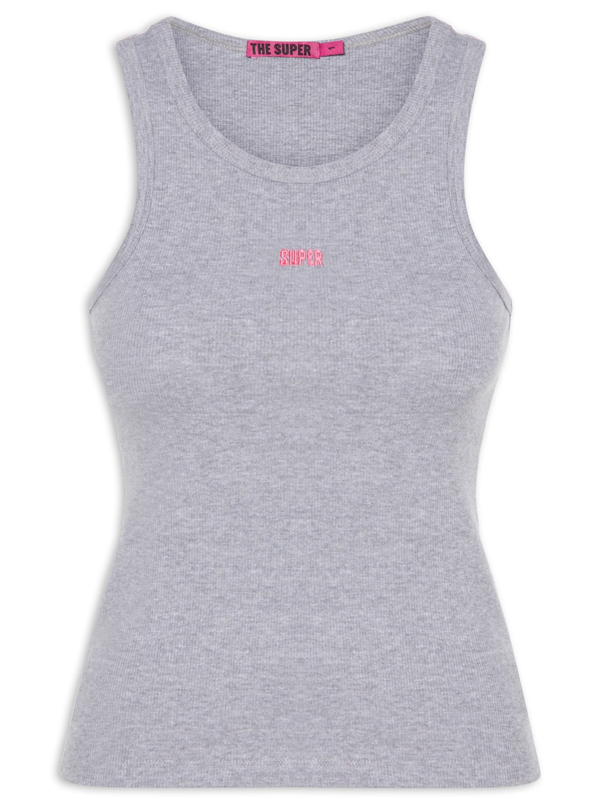 Regata Feminina Canelada - Cinza