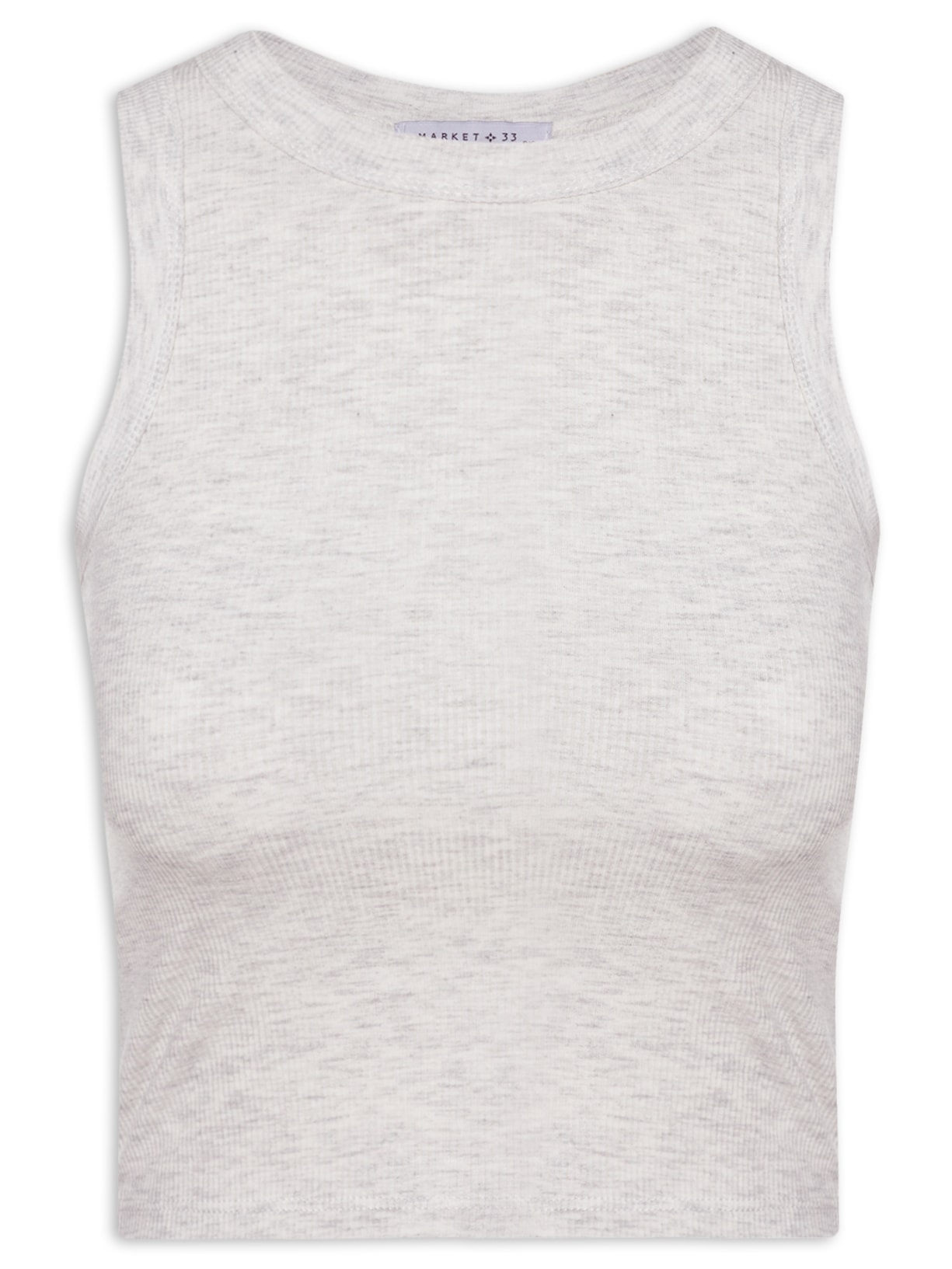 Regata Feminina Canelada - Cinza