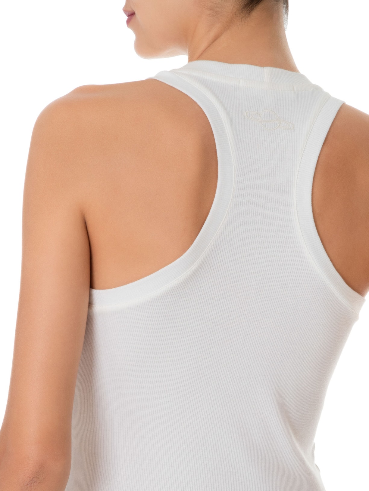 Regata Feminina Canelada Fabia Branco Nk