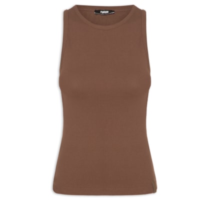 Regata Feminina Canelada - Marrom