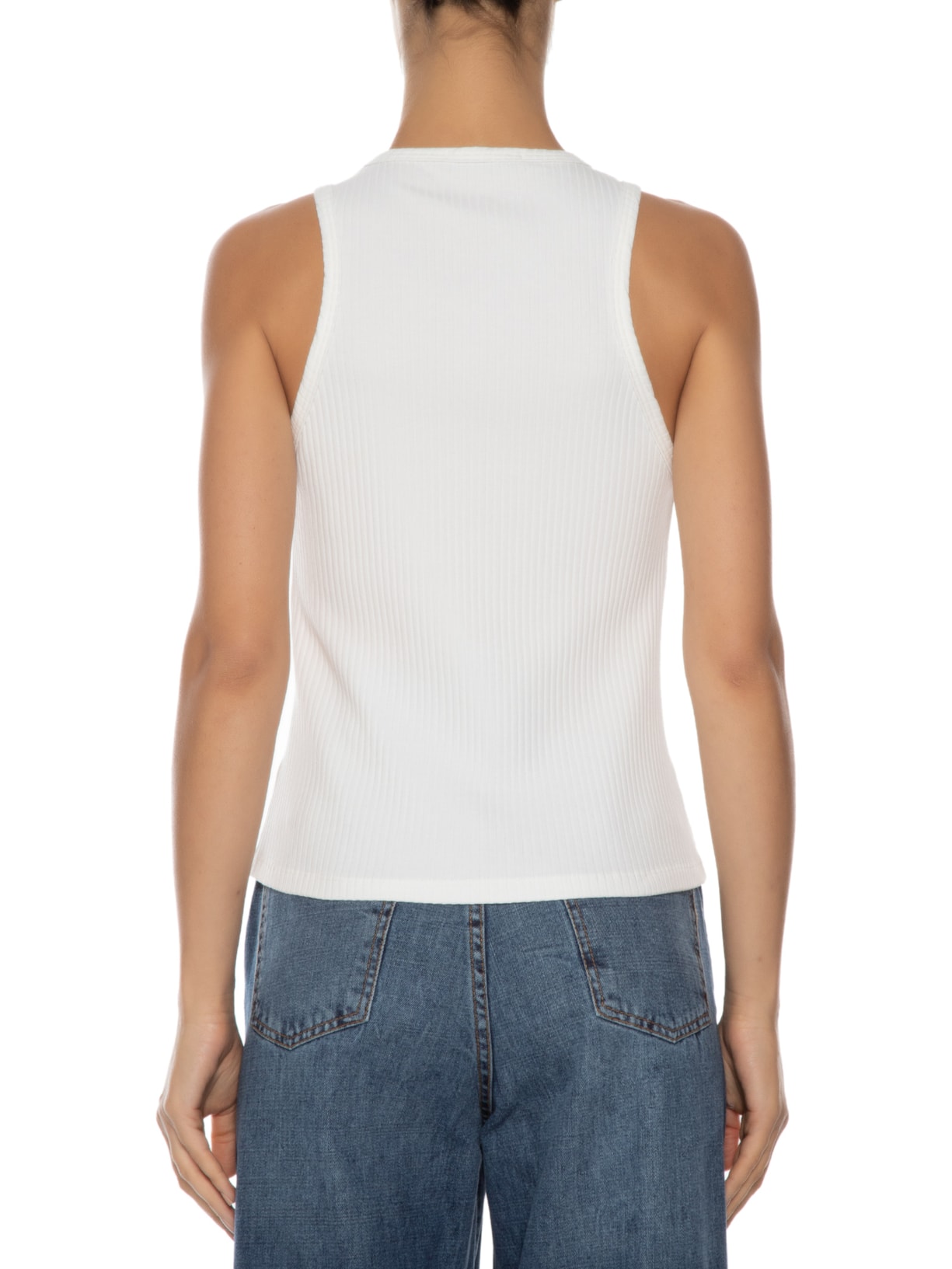 Regata Feminina Canelada Off White Dress To