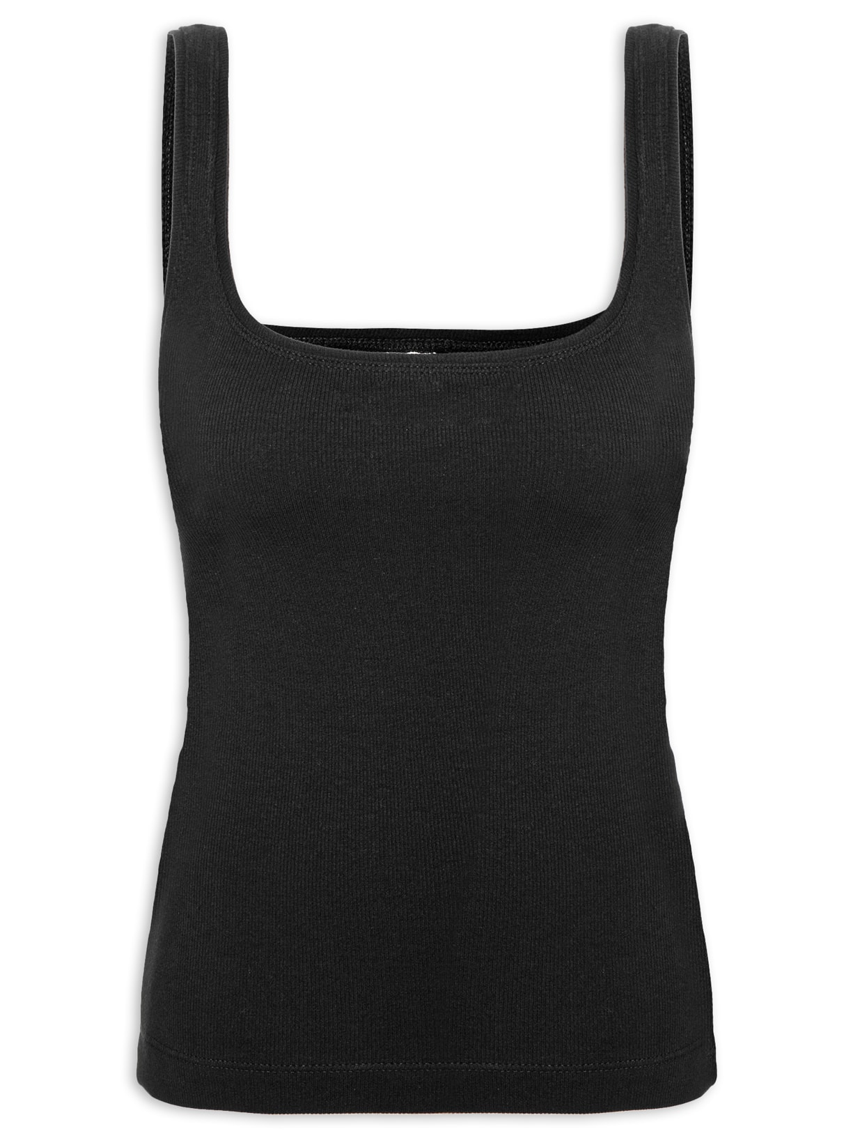 Regata Feminina Canelada - Preto