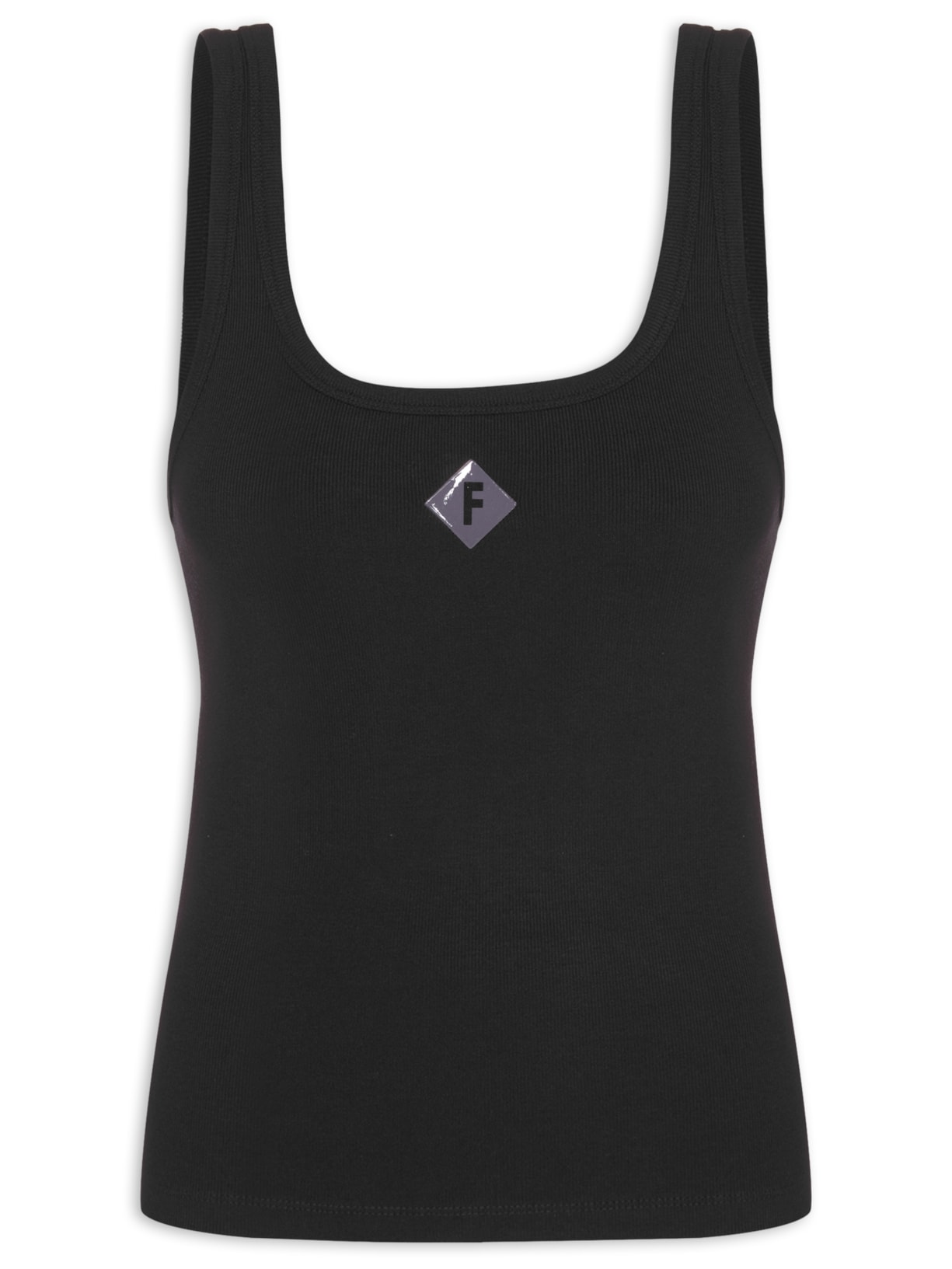 Regata Feminina Canelada - Preto