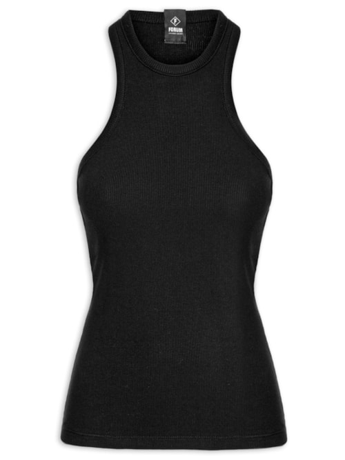 Regata Feminina Canelada - Preto