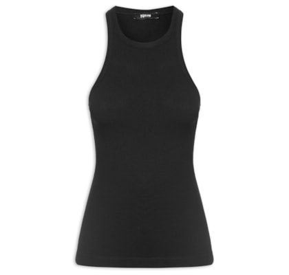 Regata Feminina Canelada - Preto