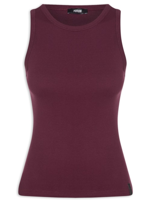 Regata Feminina Canelada - Vermelho