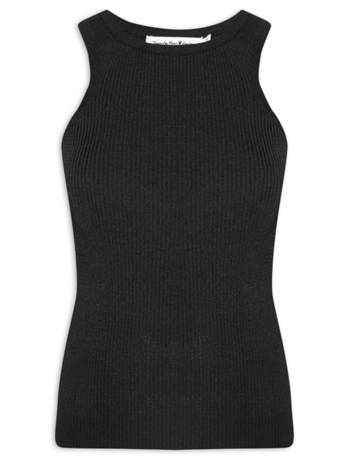 Regata Feminina Cavada - Preto