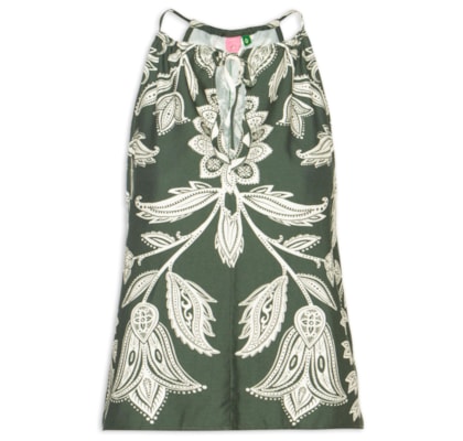 Regata Feminina Céu De Arara - Verde