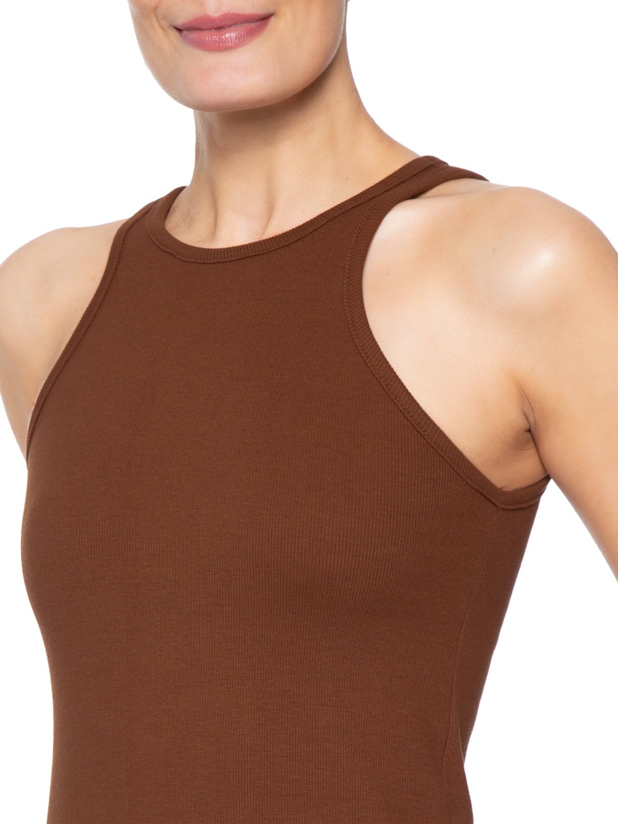 Regata Feminina Cherry II Marrom Le Lis