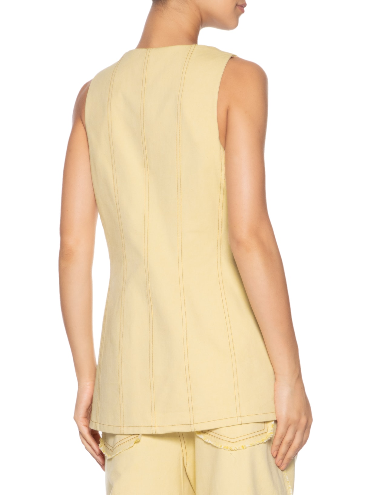Regata Feminina Cinturão Amarelo A.niemeyer