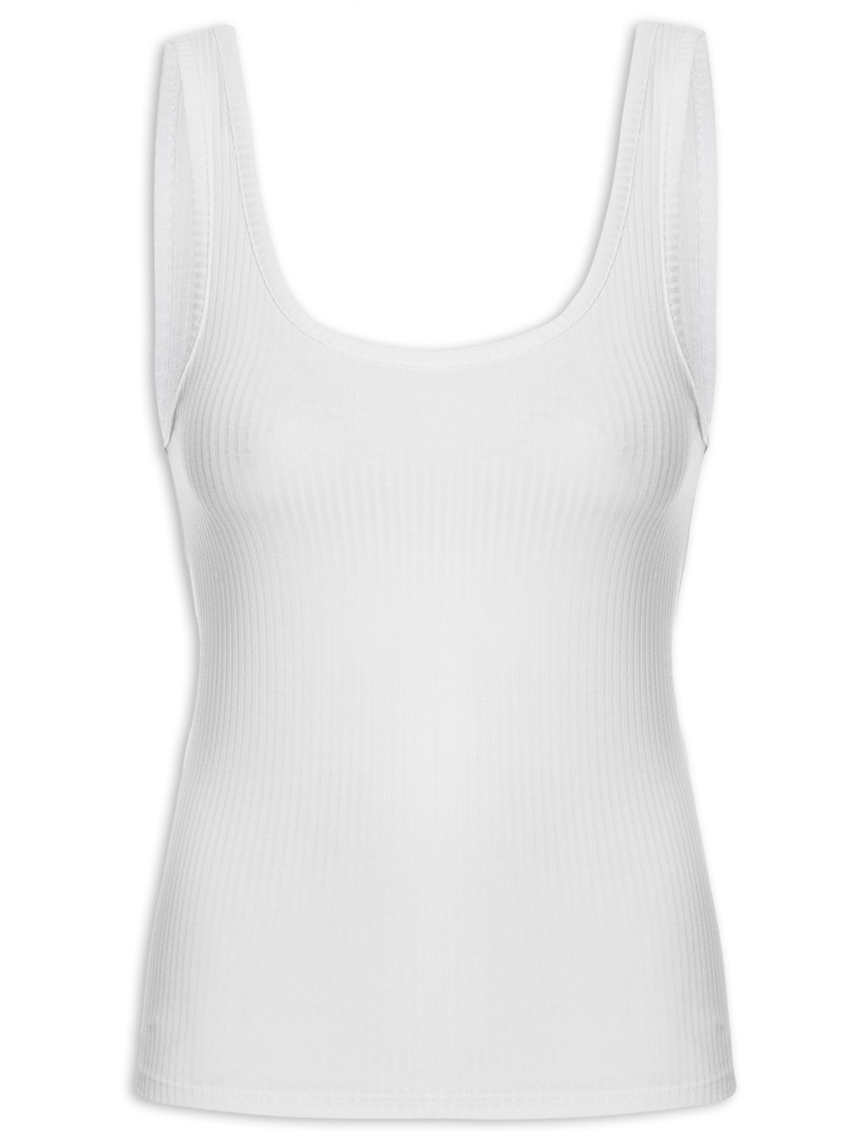 Regata Feminina Classic Fit - Branco