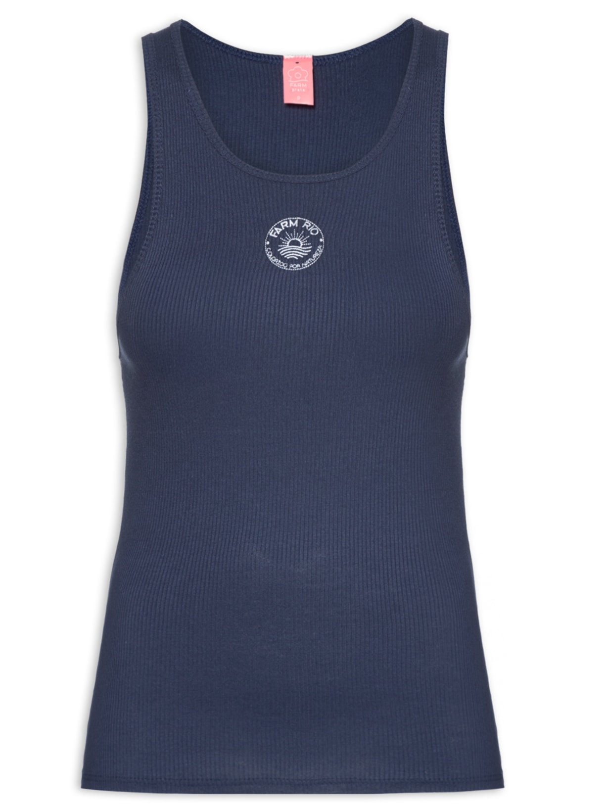 Regata Feminina Colorido Por Natureza - Azul