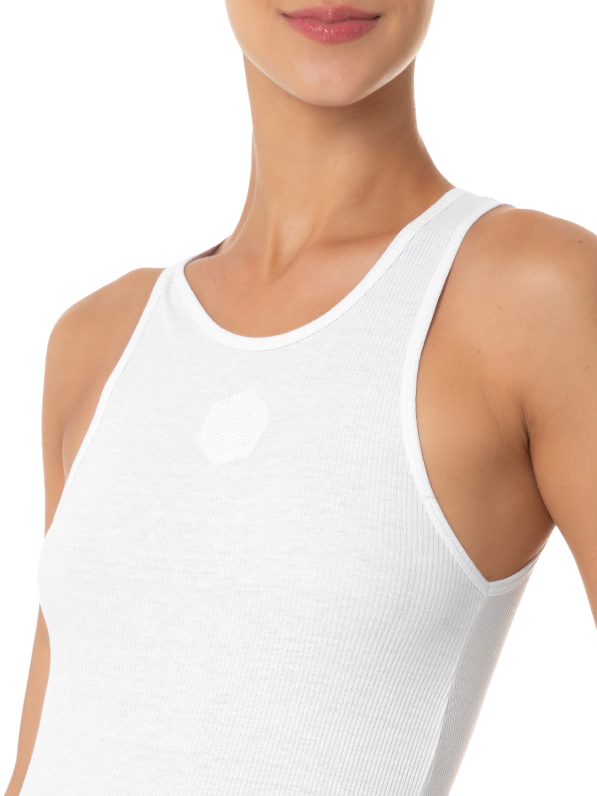 Regata Feminina Colorido Por Natureza Branco Farm Praia