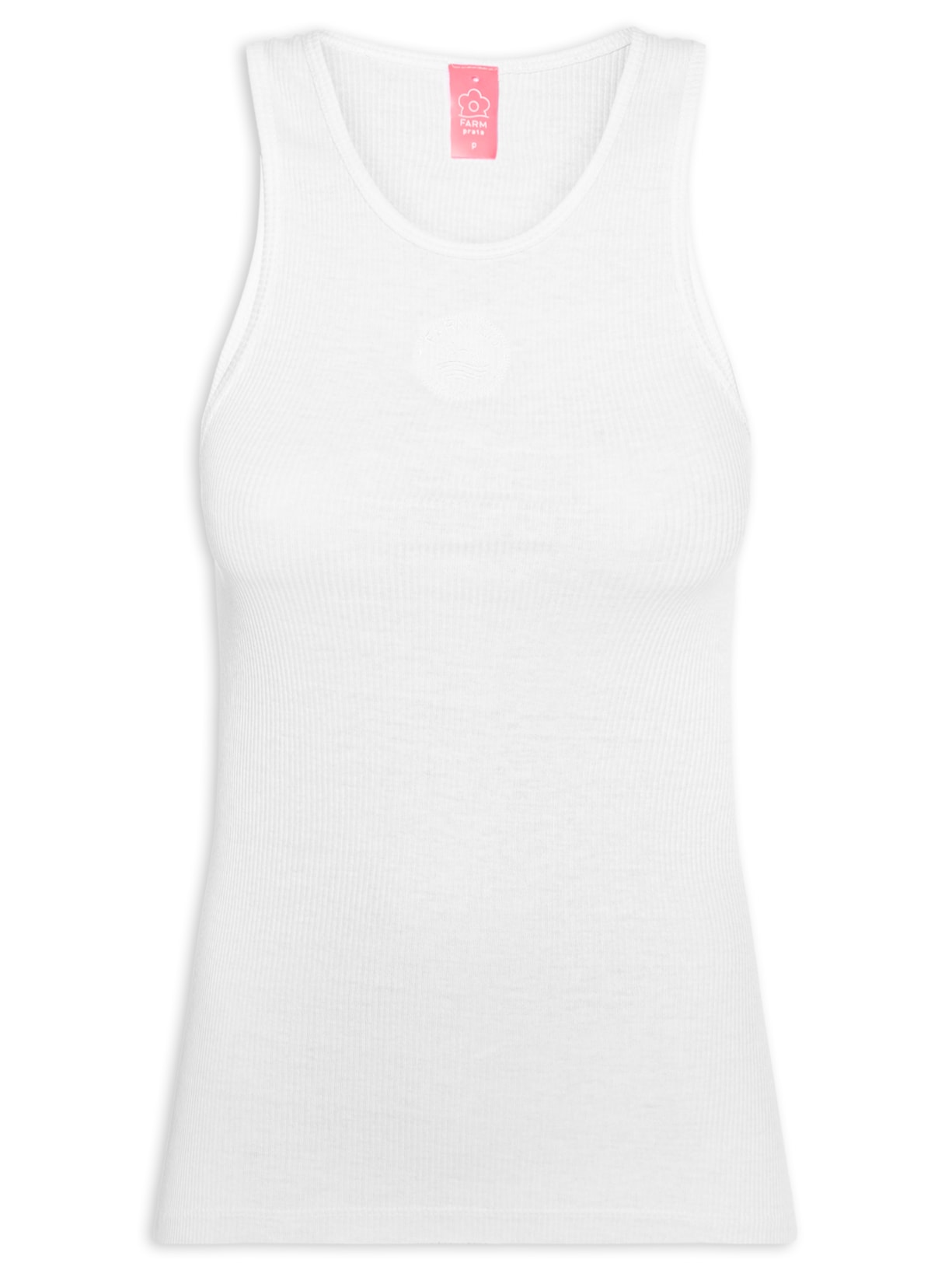 Regata Feminina Colorido Por Natureza - Branco