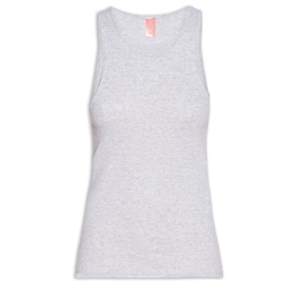 Regata Feminina Colorido Por Natureza - Cinza