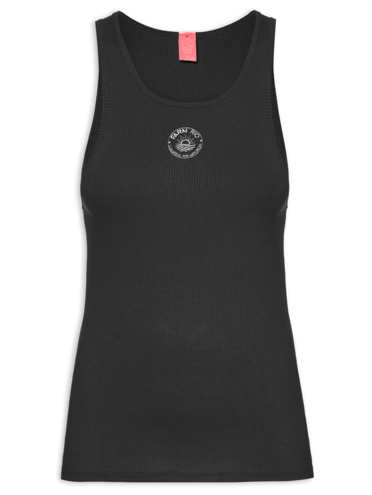 Regata Feminina Colorido Por Natureza - Preto