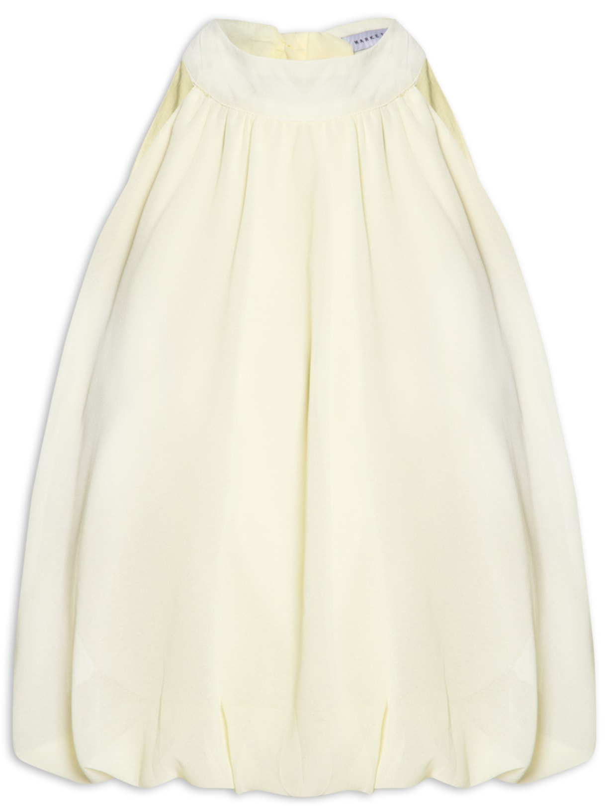 Regata Feminina Com Amarração - Amarelo