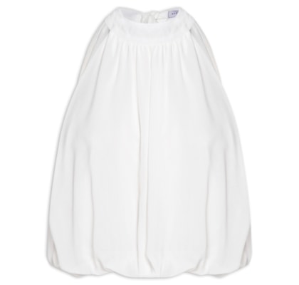 Regata Feminina Com Amarração - Branco