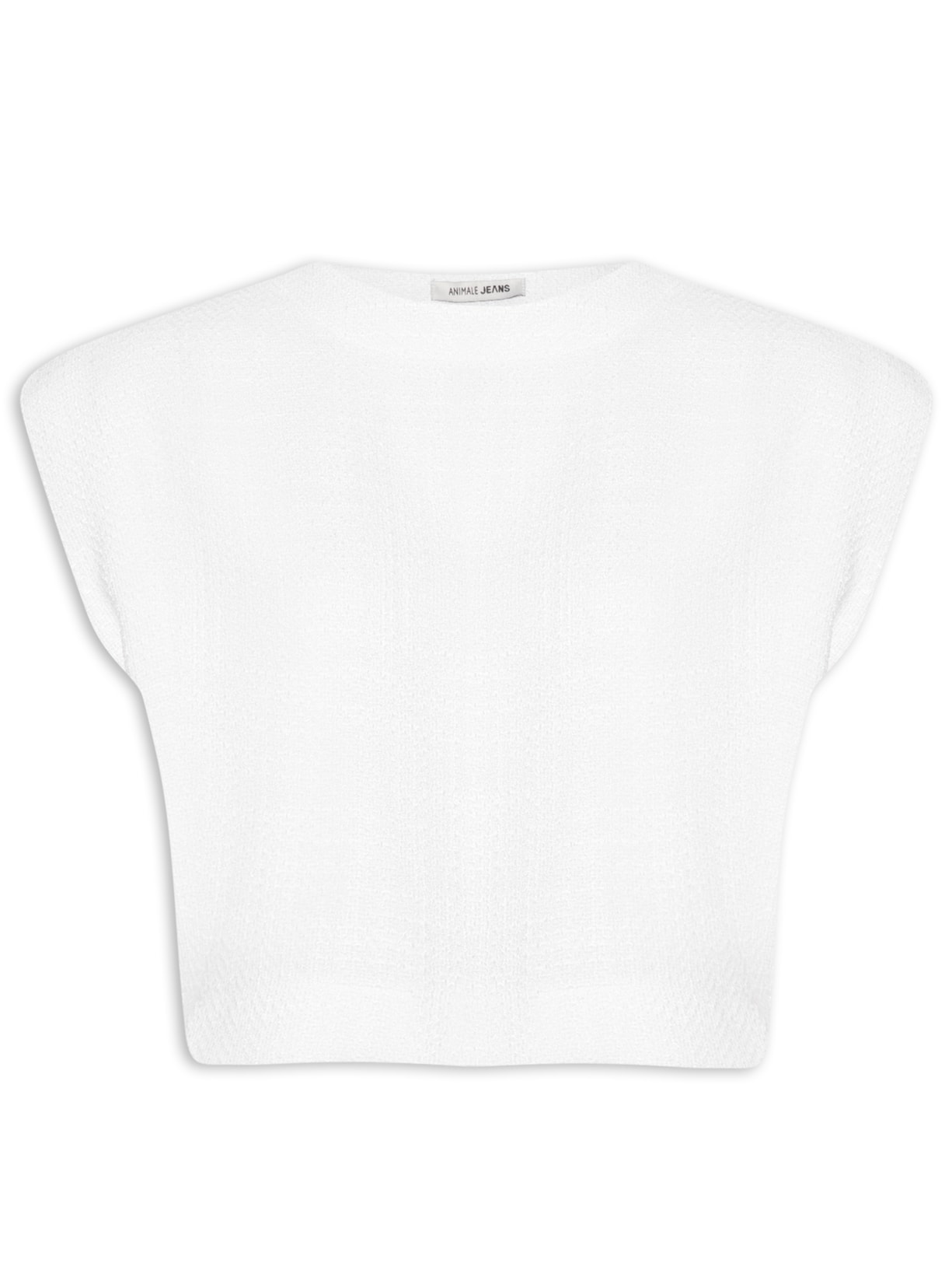 Regata Feminina Com Ombreira - Off White