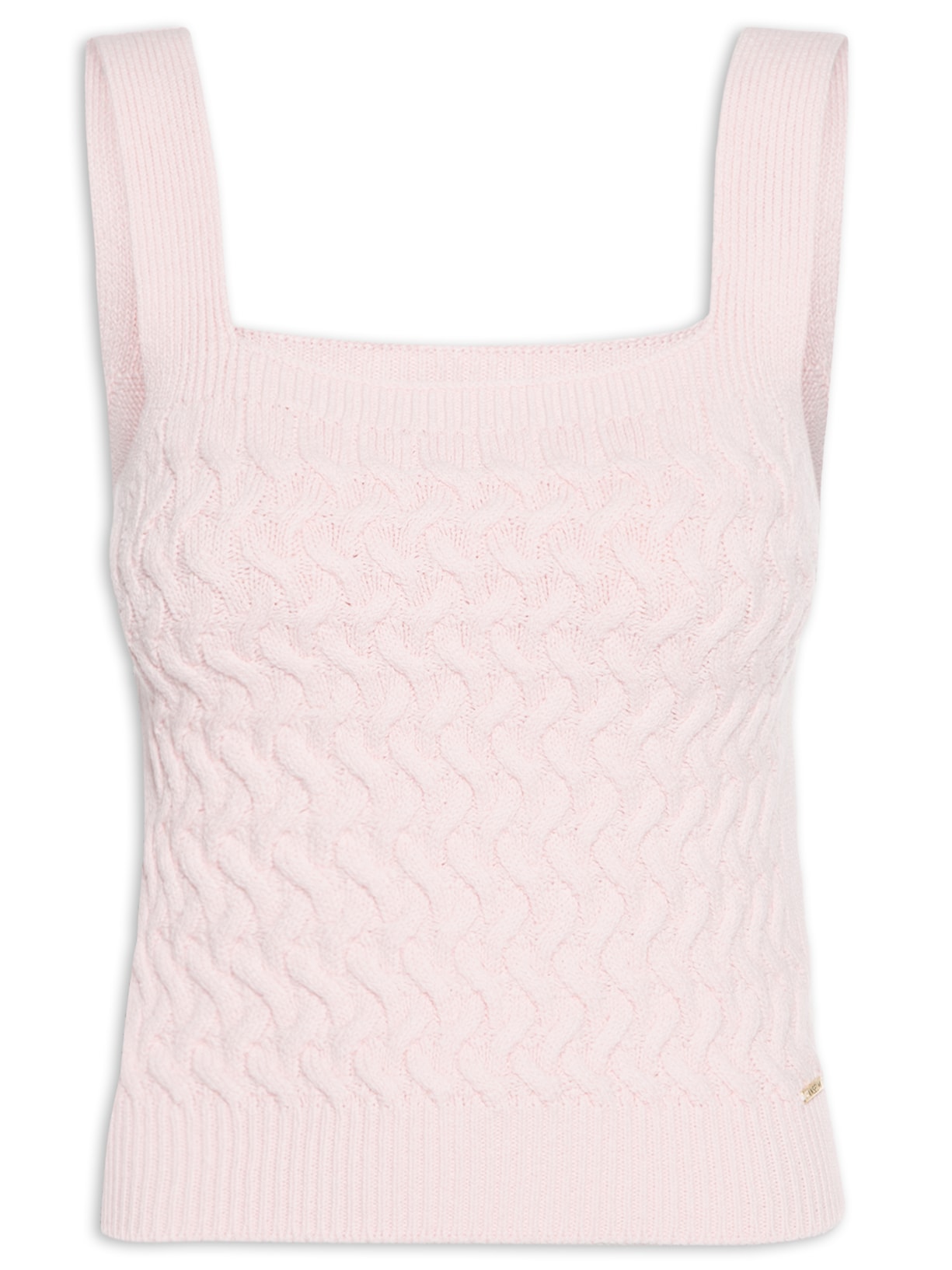 Regata Feminina Com Tranças - Rosa