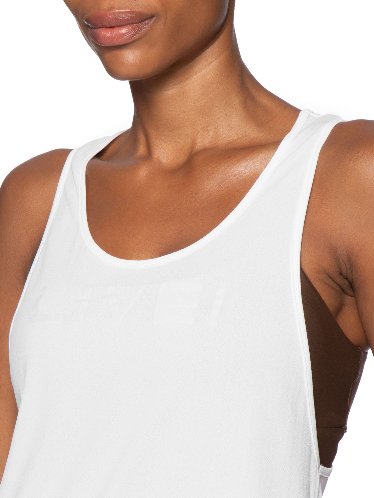 Regata Feminina Comfort Branco Live!