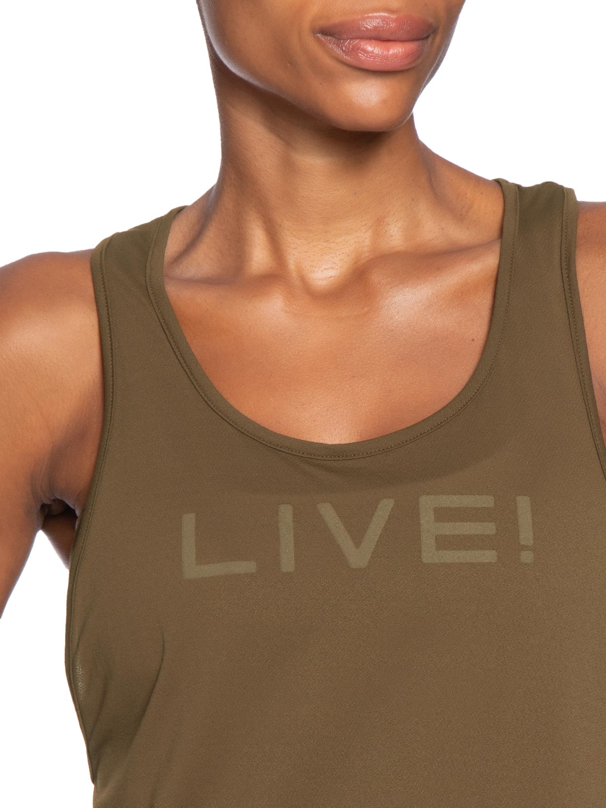 Regata Feminina Comfort Marrom Live!