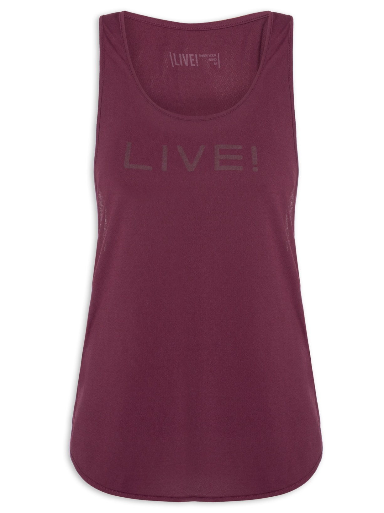 Regata Feminina Comfort Vermelho Live!