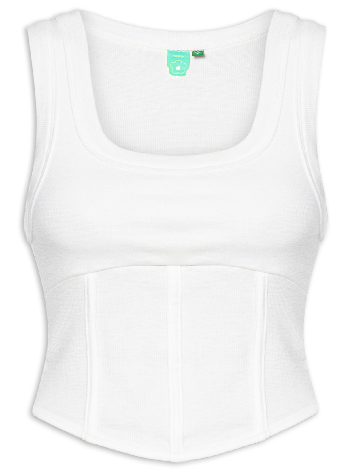 Regata Feminina Corselet - Branco