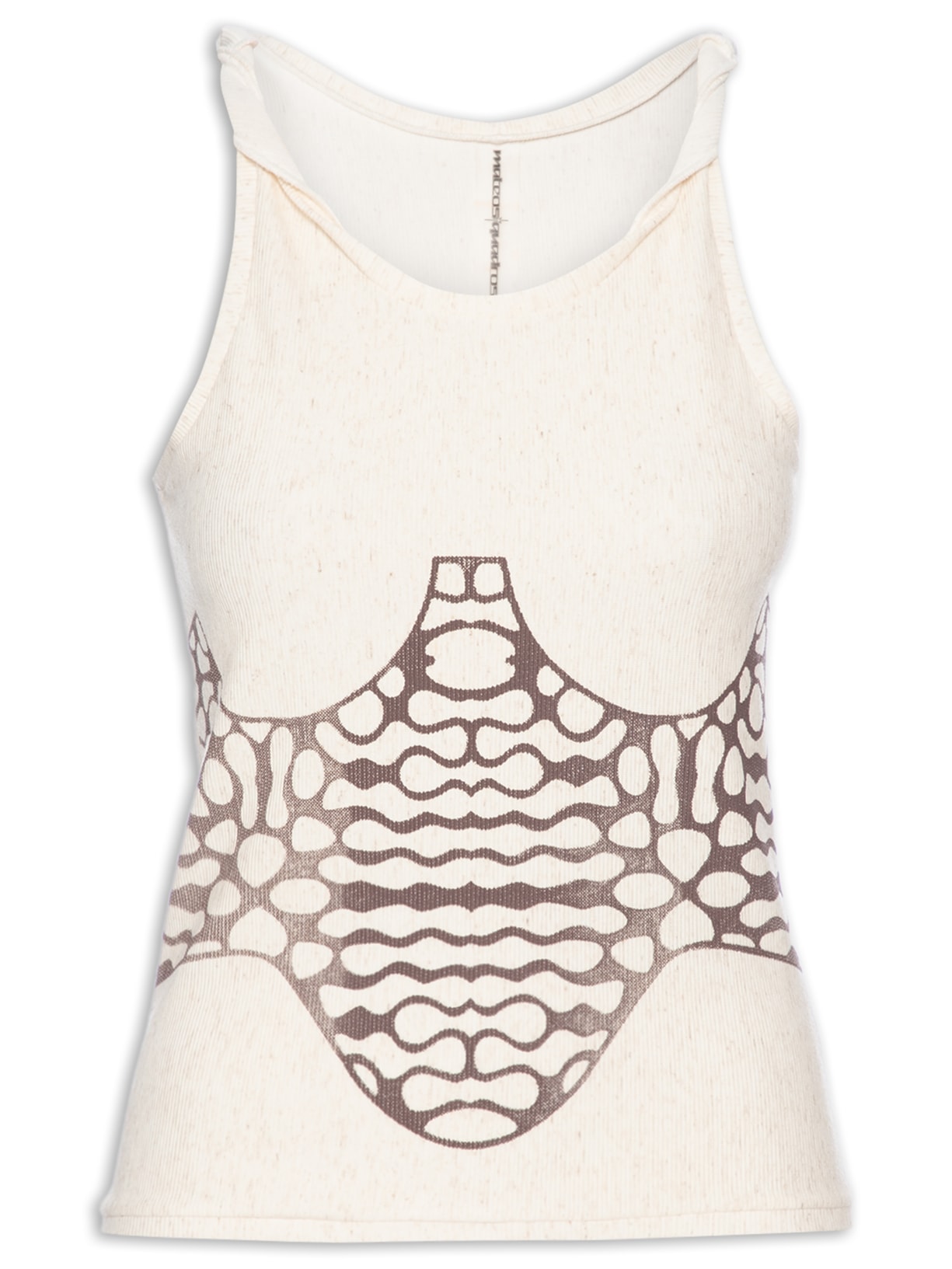 Regata Feminina Corset - Marrom