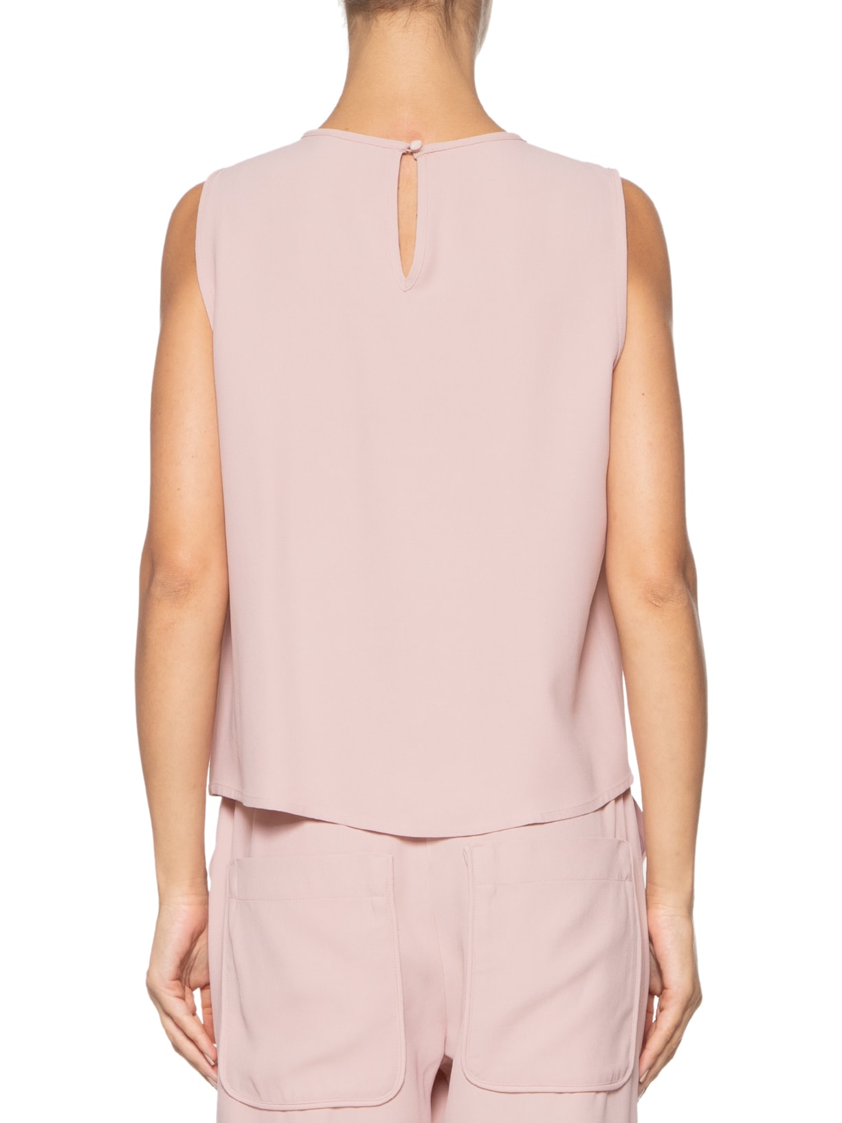 Regata Feminina Cream Rosa Mixed