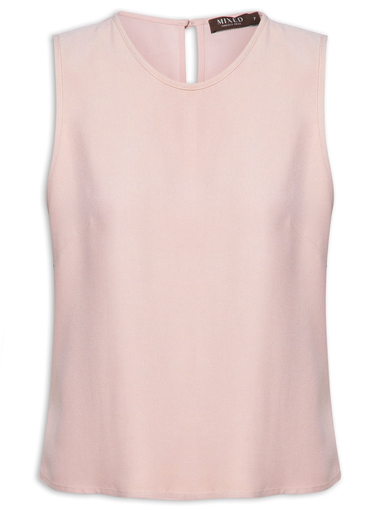 Regata Feminina Cream Rosa Mixed