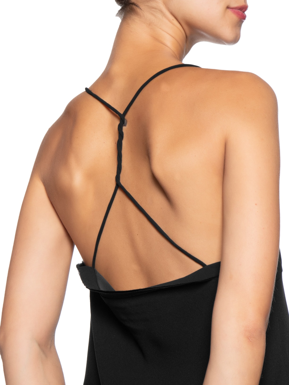 Regata Feminina Crepe Nó – Preto Animale Jeans