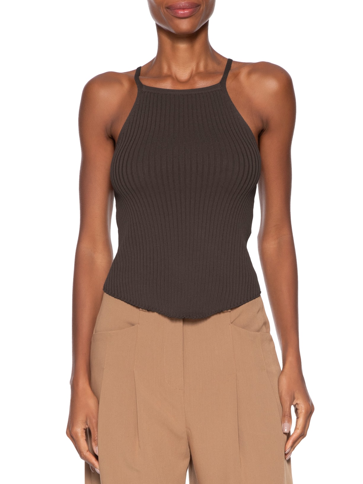 Regata Feminina Cris Marrom Le Lis