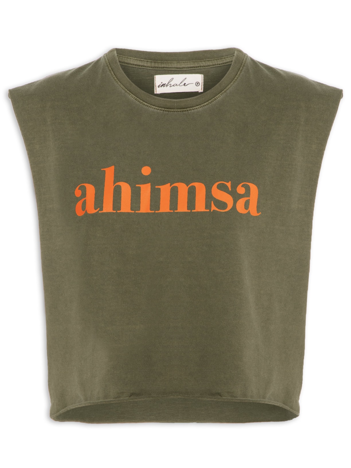 Regata Feminina Cropped Ahimsa - Verde