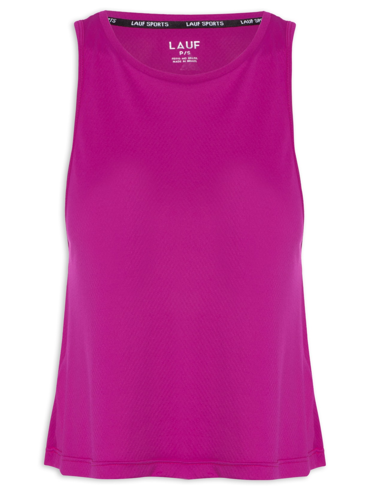 Regata Feminina Cropped Basic Color - Rosa