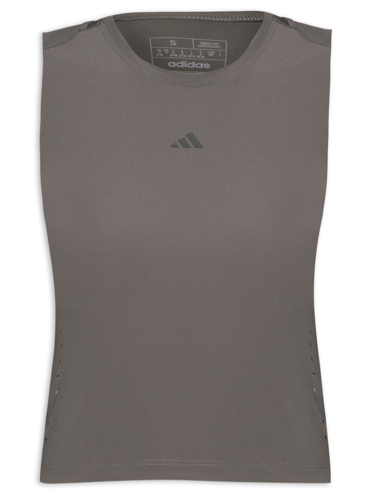 Regata Feminina Cropped Hiit - Marrom