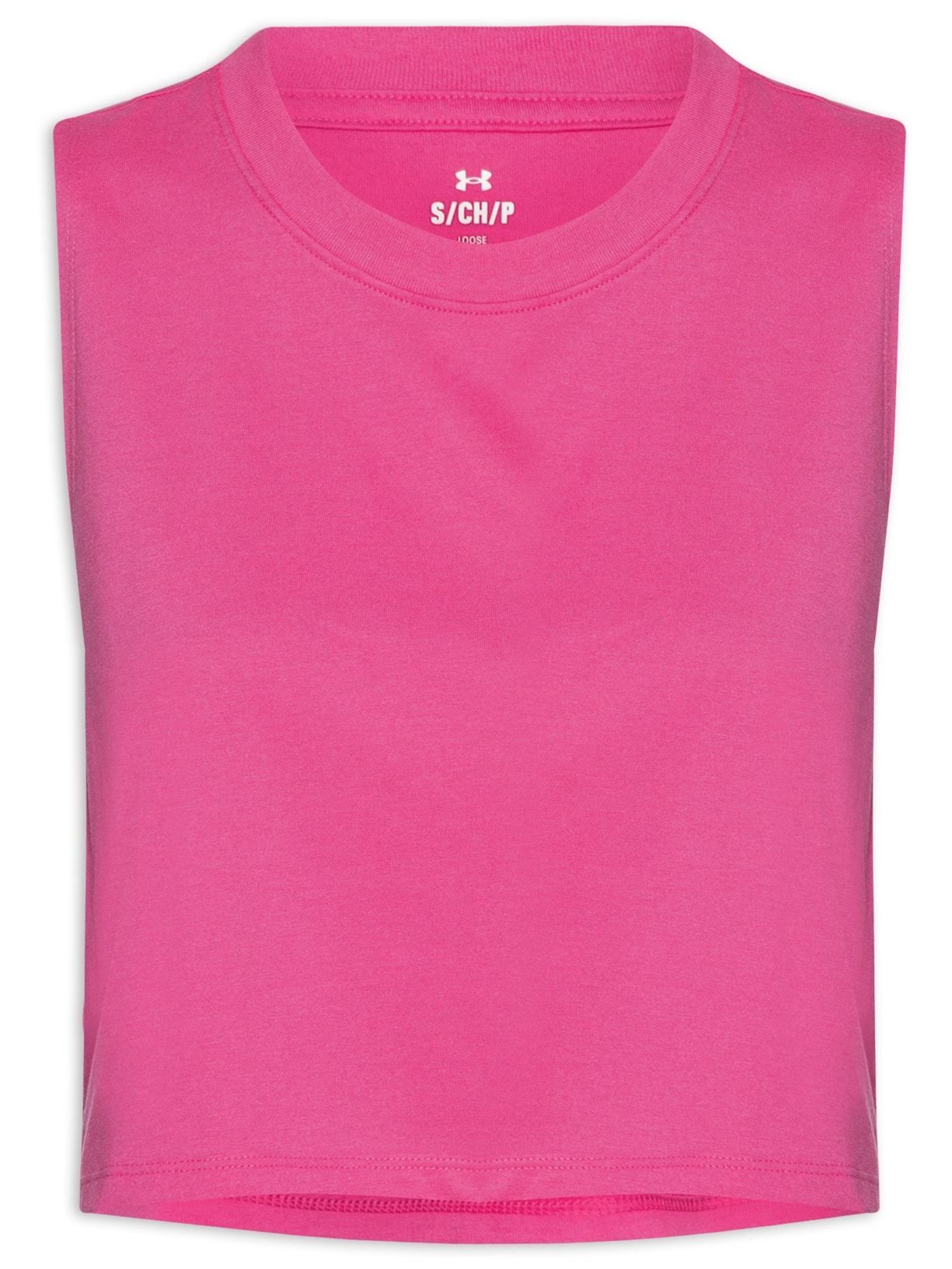 Regata Feminina de Treino Campus Crop Tank - Rosa