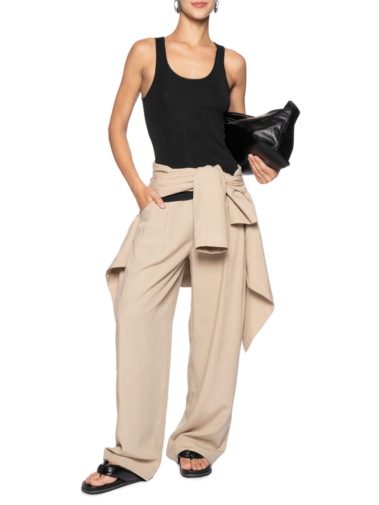 Regata Feminina de Tricot Básica – Preto Animale Jeans