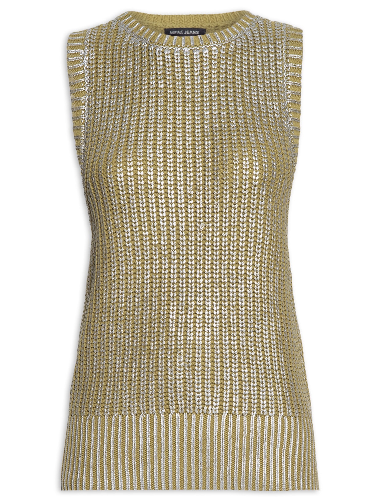 Regata Feminina De Tricot Foil - Verde