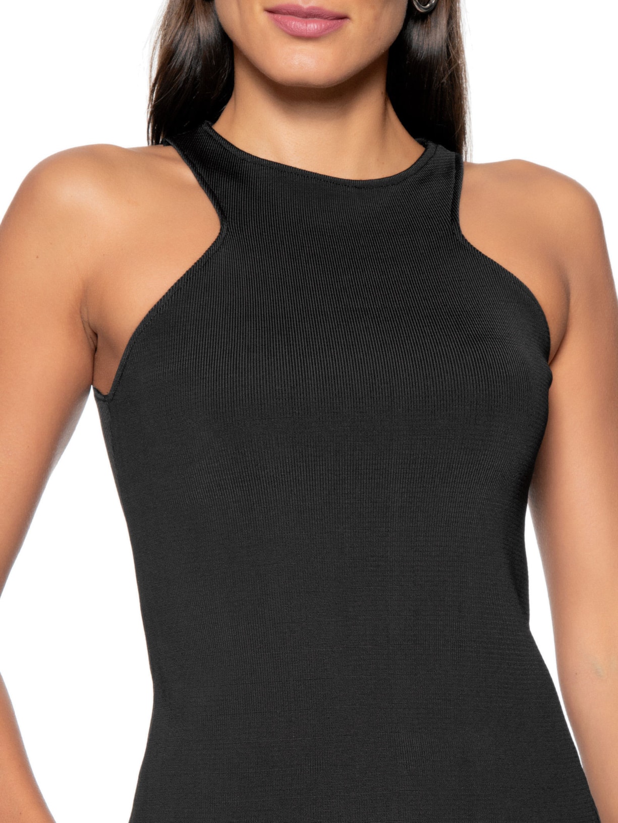 Regata Feminina De Tricot Preto Market 33