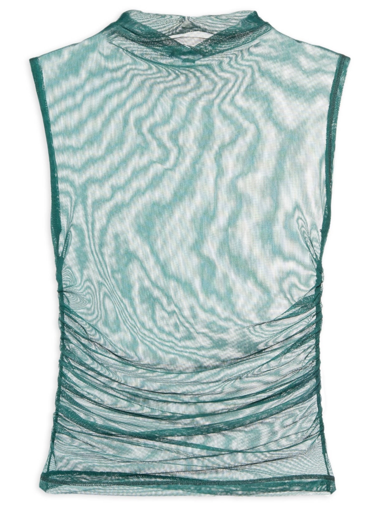 Regata Feminina De Tule Franzidos - Verde