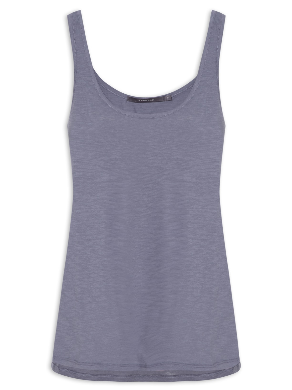 Regata Feminina Decote U - Azul